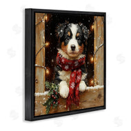 Riley B | Snowy Christmas Lights Puppy
