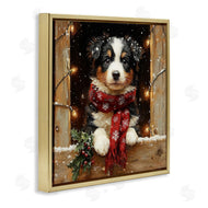 Riley B | Snowy Christmas Lights Puppy