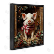 Riley B | Pig with Holiday Garlands