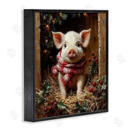 Riley B | Pig with Holiday Garlands