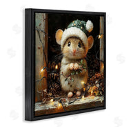 Riley B | Barn Mouse with Christmas Lights