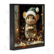Riley B | Barn Mouse with Christmas Lights