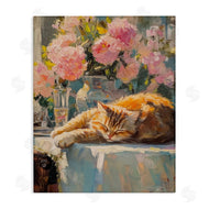 Nini Art | Orange Cat Resting