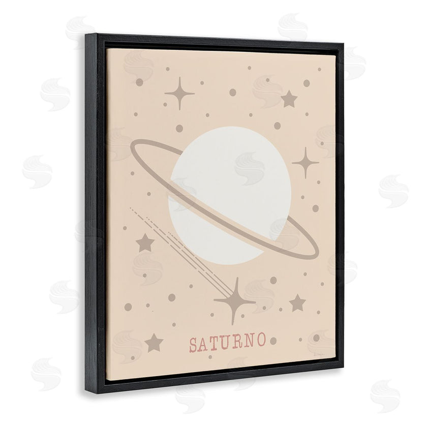 Daniela Santiago | Minimal Saturn with Stars