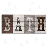 Susan Arnot | Rustic Bath Letters