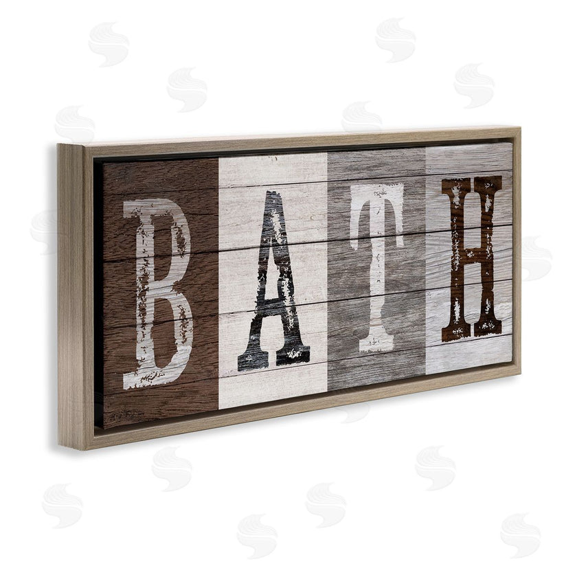 Susan Arnot | Rustic Bath Letters