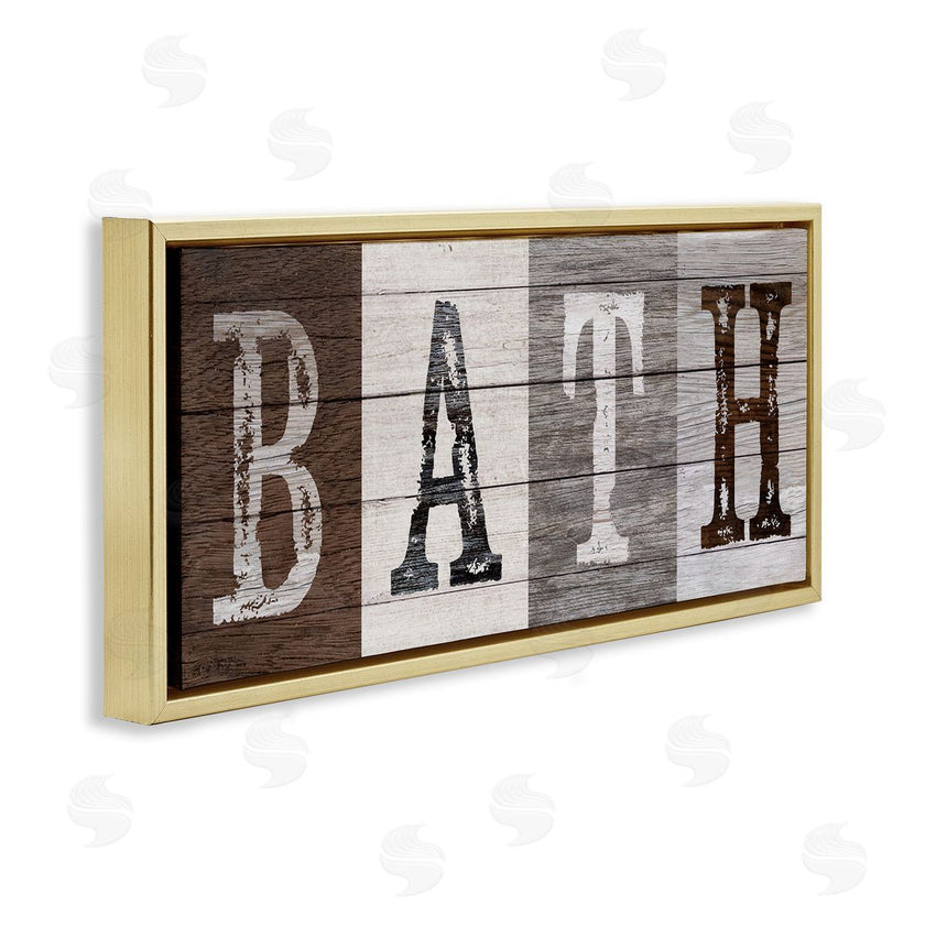 Susan Arnot | Rustic Bath Letters