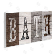 Susan Arnot | Rustic Bath Letters