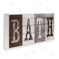 Susan Arnot | Rustic Bath Letters