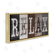 Susan Arnot | Rustic Bathroom Relax Letters