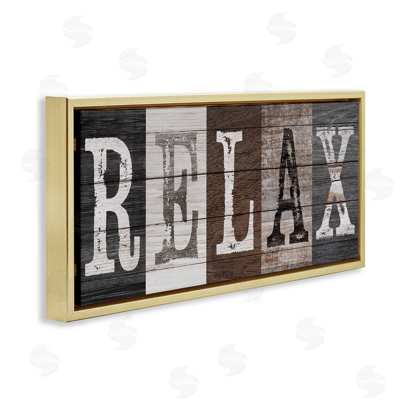 Susan Arnot | Rustic Bathroom Relax Letters