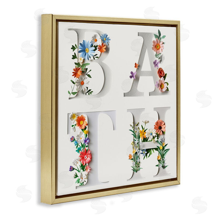 Susan Arnot | Floral Bath Typography