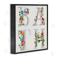 Susan Arnot | Floral Bath Typography