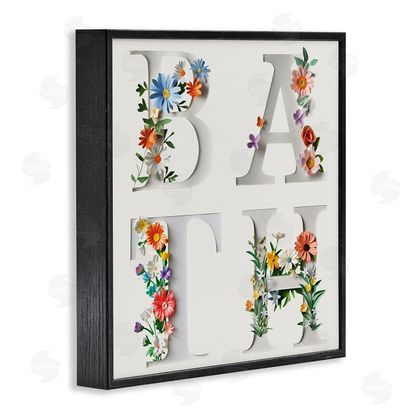Susan Arnot | Floral Bath Typography