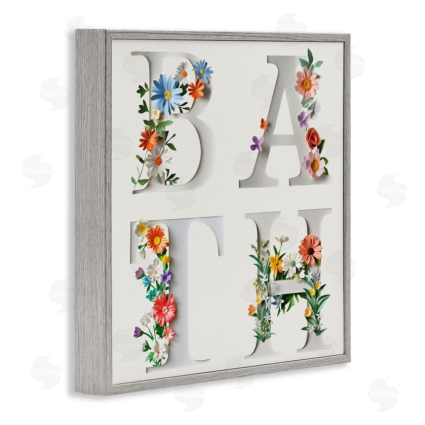 Susan Arnot | Floral Bath Typography