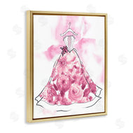 Carol Robinson | Modern Watercolor Flower Dress