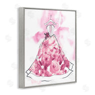 Carol Robinson | Modern Watercolor Flower Dress