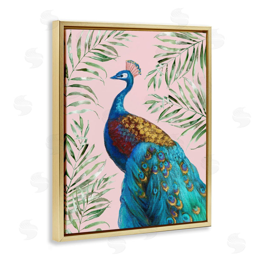 Nan | Elegant Peacock & Palm Sprigs