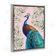 Nan | Elegant Peacock & Palm Sprigs