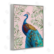 Nan | Elegant Peacock & Palm Sprigs