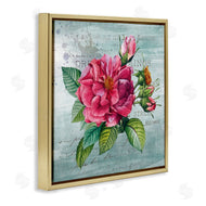 Susan Arnot | Pink Garden Flower over Rustic