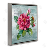 Susan Arnot | Pink Garden Flower over Rustic
