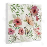 Nan | Butterflies over Wild Cottage Flowers