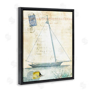 Susan Arnot | Vintage Sailboat & Postal Stamp