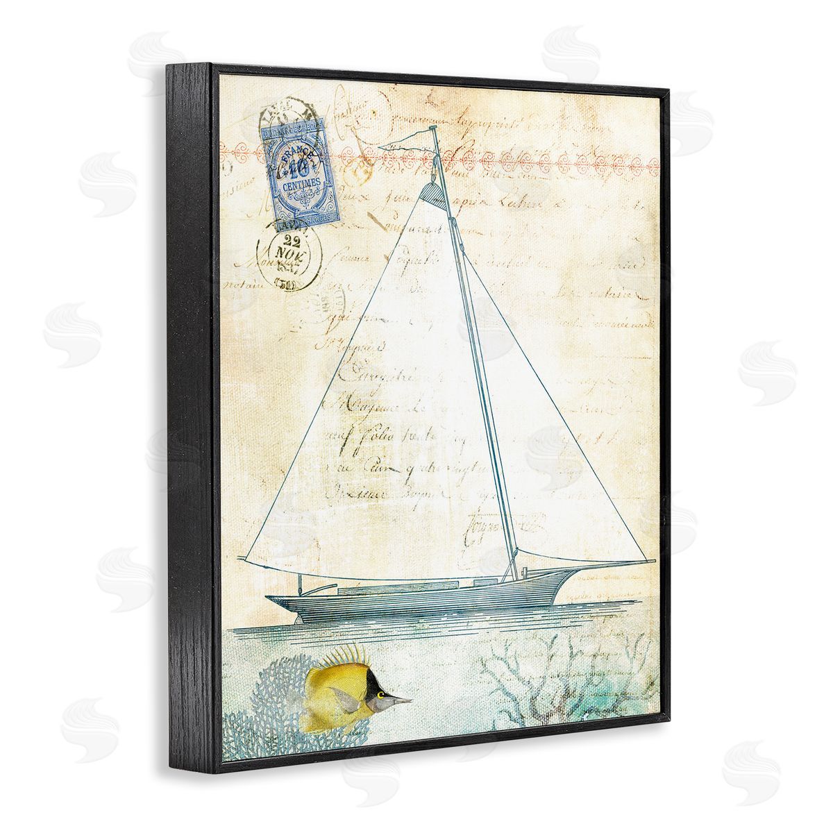 Susan Arnot | Vintage Sailboat & Postal Stamp