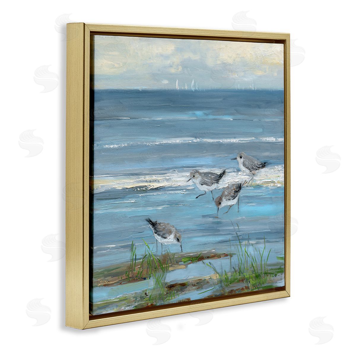 Sally Swatland | Stepping Sandpipers Grazing