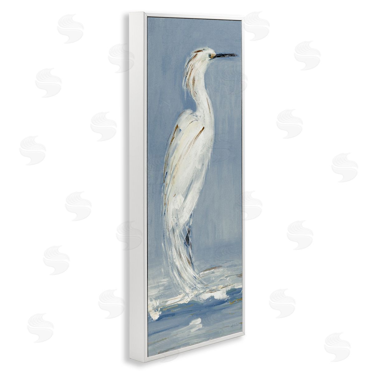 Sally Swatland | Elegant White Egret Visage