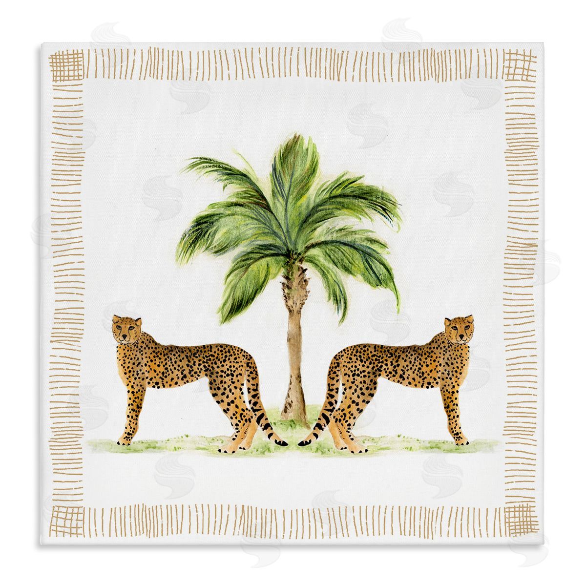 Janet Tava | Cheetah Duo & Palm Tree