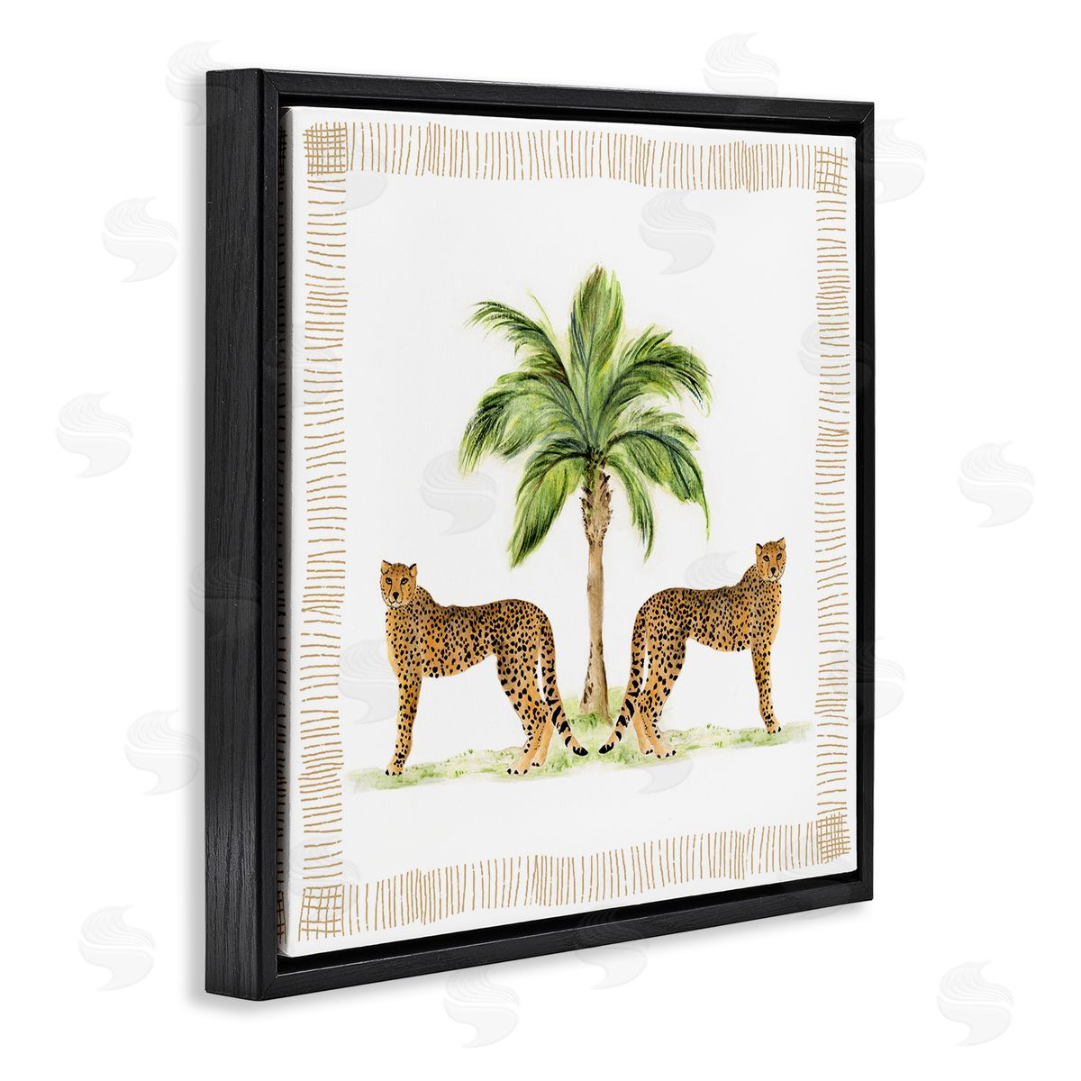 Janet Tava | Cheetah Duo & Palm Tree