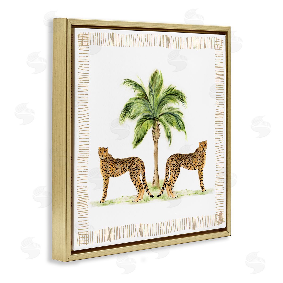 Janet Tava | Cheetah Duo & Palm Tree