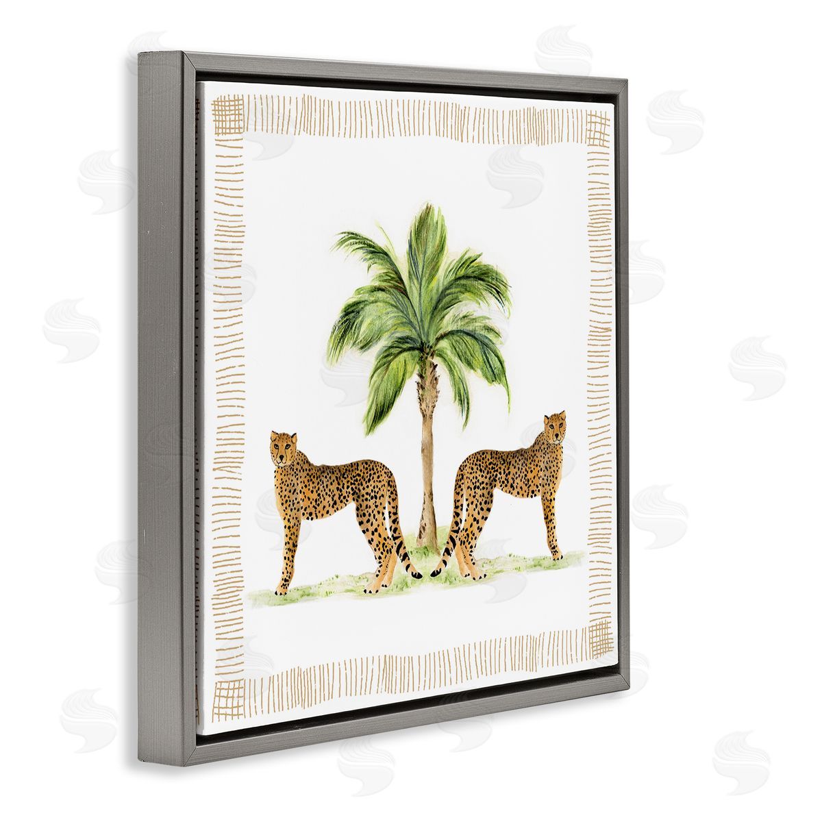 Janet Tava | Cheetah Duo & Palm Tree