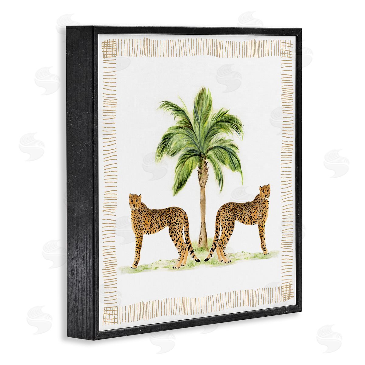 Janet Tava | Cheetah Duo & Palm Tree