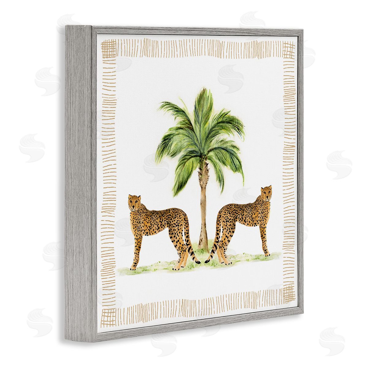 Janet Tava | Cheetah Duo & Palm Tree