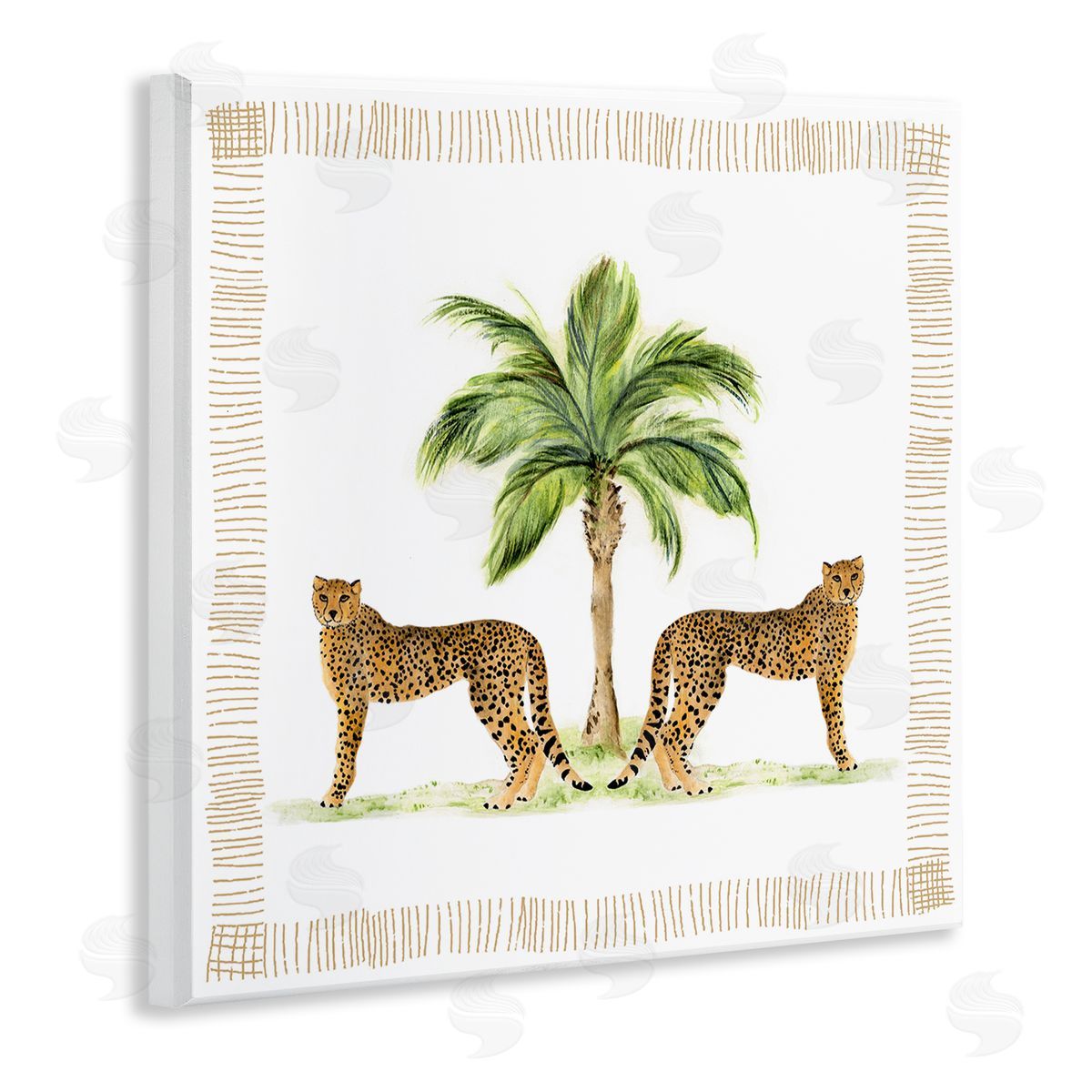Janet Tava | Cheetah Duo & Palm Tree