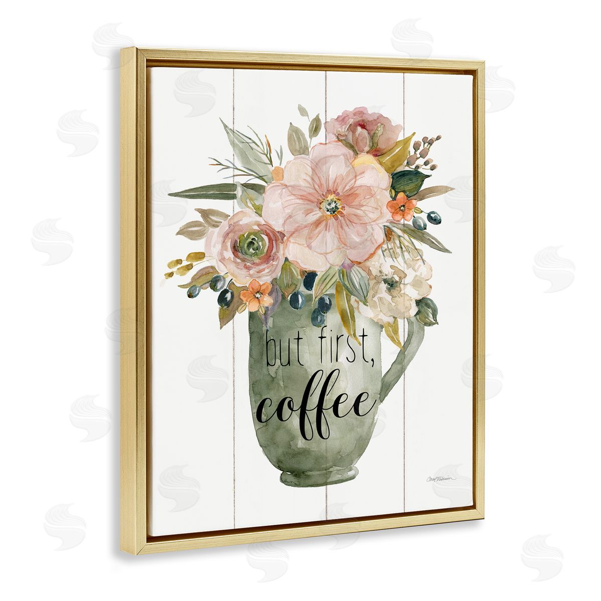 Carol Robinson | First Coffee Floral Mug