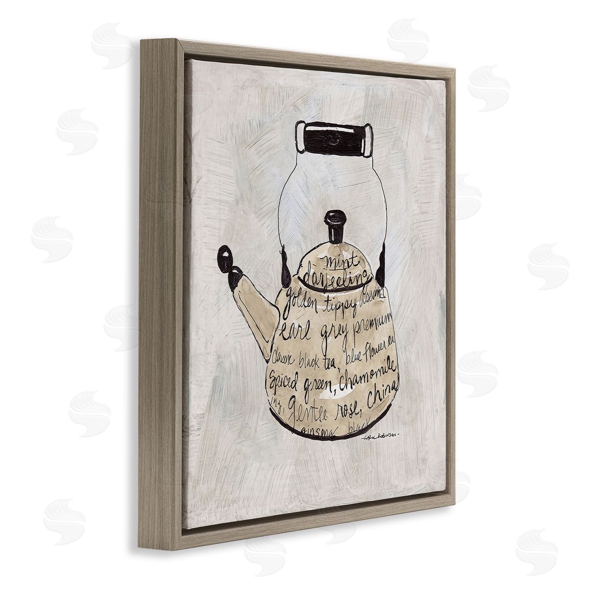Carol Robinson | Tea Types on Kettle
