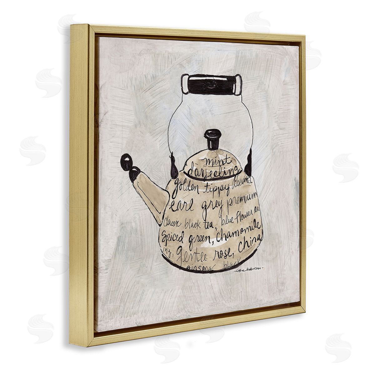Carol Robinson | Tea Types on Kettle
