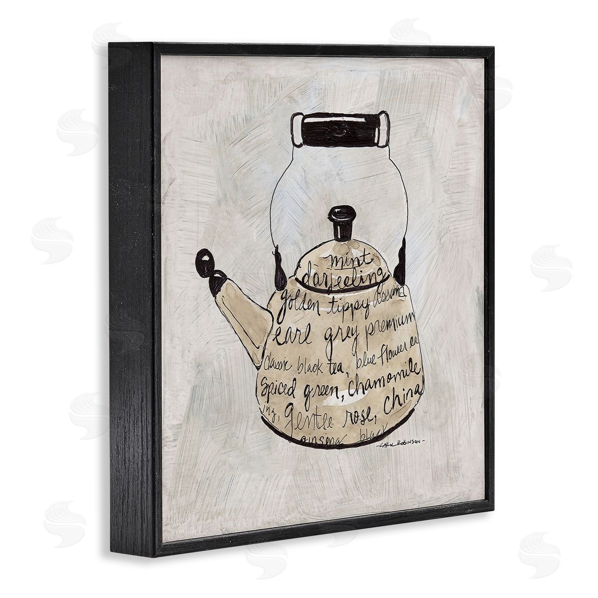 Carol Robinson | Tea Types on Kettle