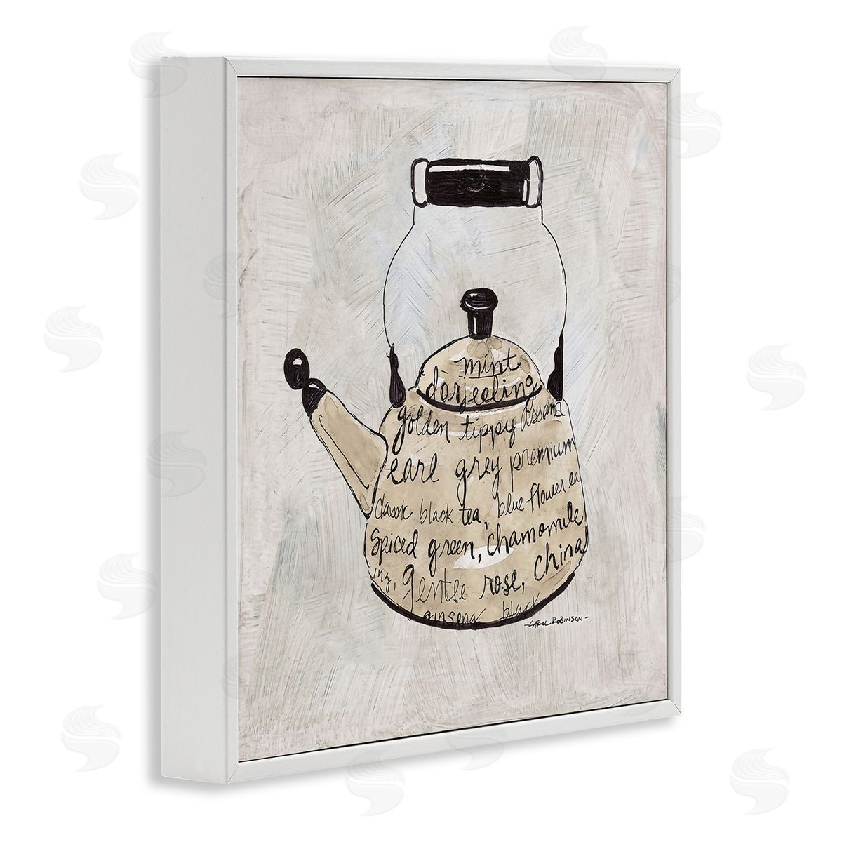 Carol Robinson | Tea Types on Kettle