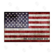 Natalie Carpentieri | One Nation Under God Flag