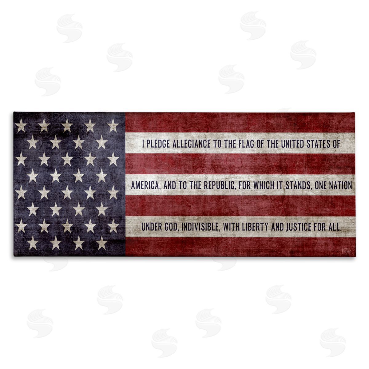 Natalie Carpentieri | Pledge Of Allegiance Flag