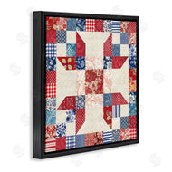 Susan Arnot | Red & Blue Traditional Quilt Pattern