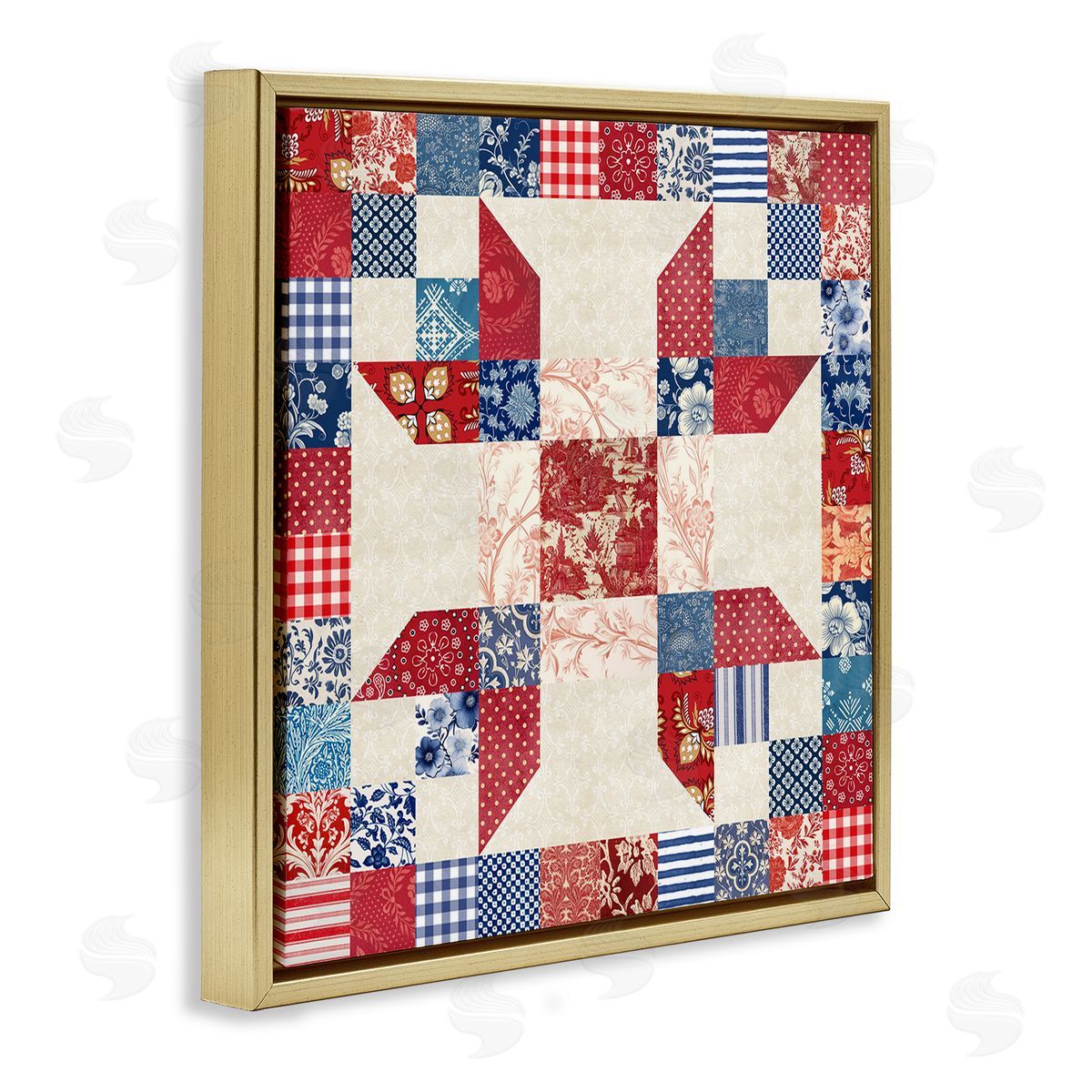 Susan Arnot | Red & Blue Traditional Quilt Pattern