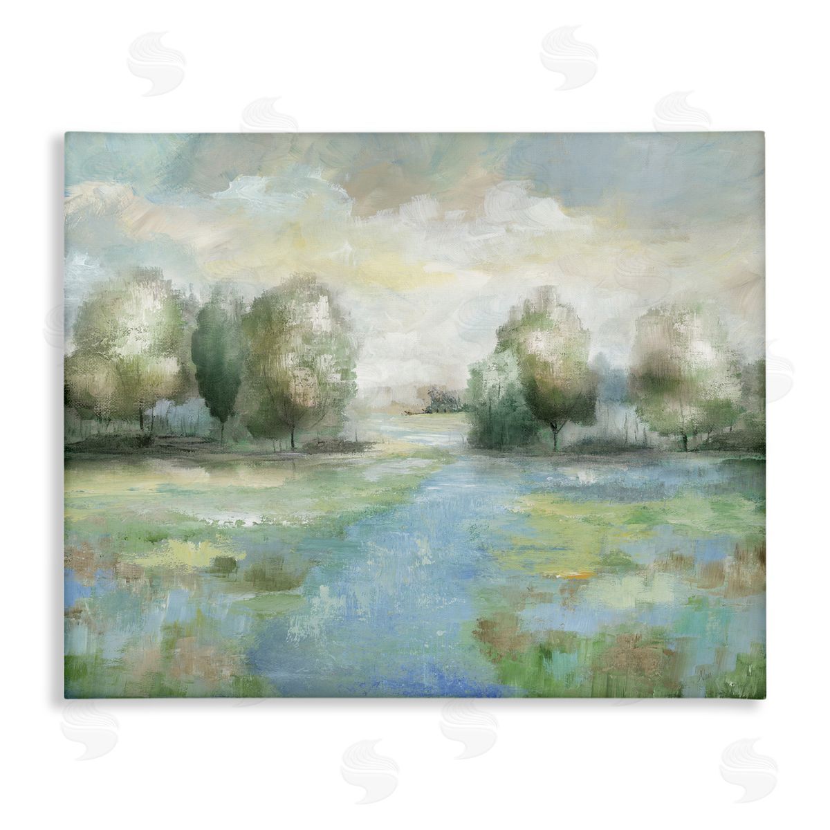 Nan | Abstract Rural Meadow Stream