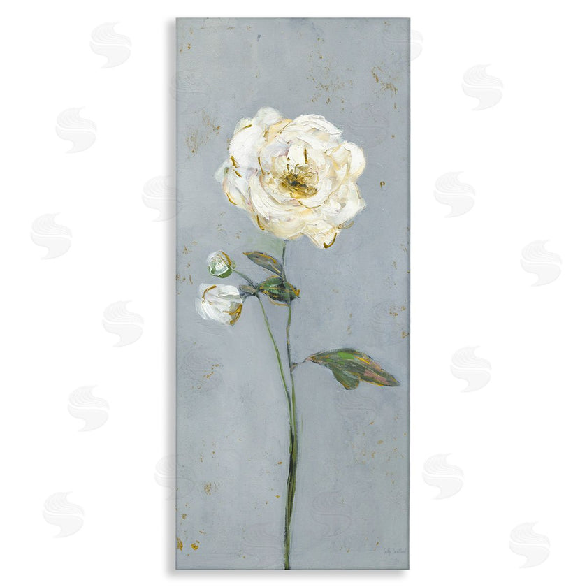 Sally Swatland | Simple Flower on Blue