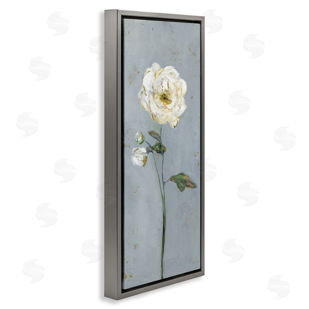 Sally Swatland | Simple Flower on Blue